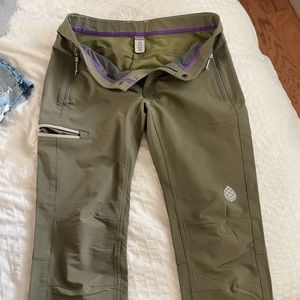 Stio Army Green Pinedale Pant